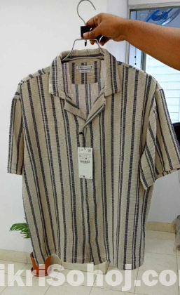 Zara Original Export Half Sleeve Shirt-100% Anglodom Cotton.